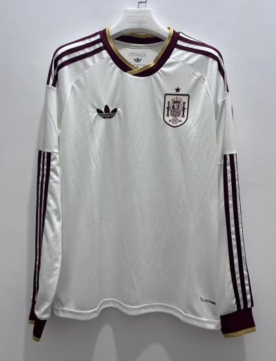 2026 Spain Away Long Sleeve Soccer Jersey